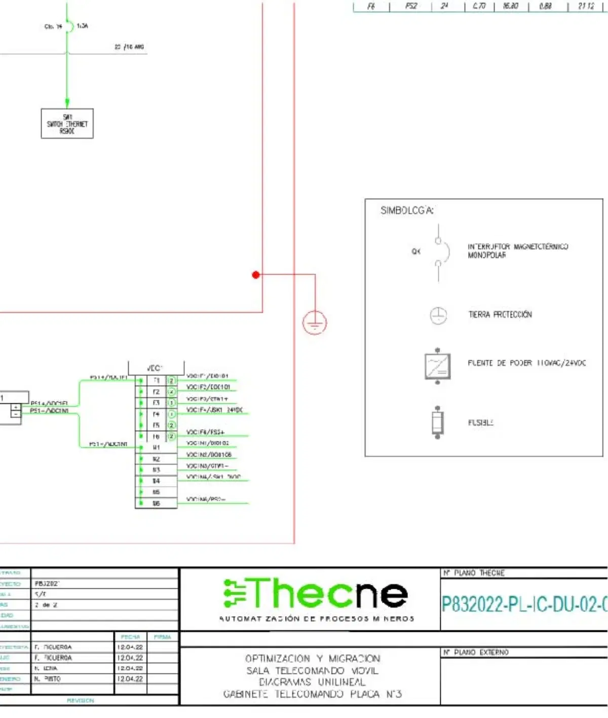 Plano de ingeniería